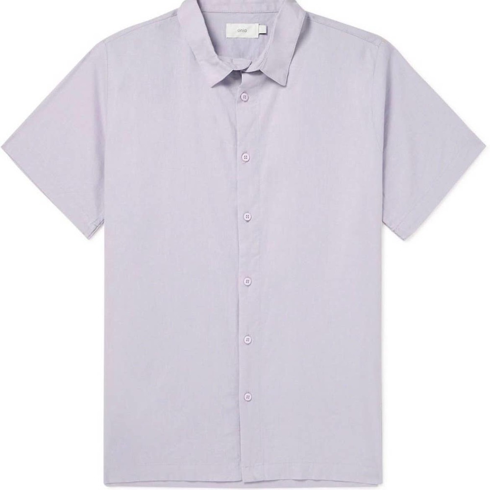 Onia Stretch Linen-blend Shirt Size S